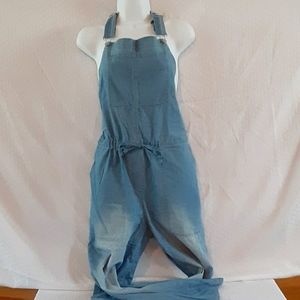 Chambray Overalls
